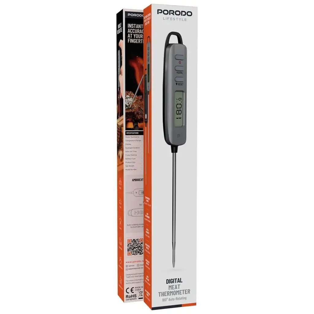 Porodo Lifestyle Digital IPX6 Meat Thermometer - Linkphones Center